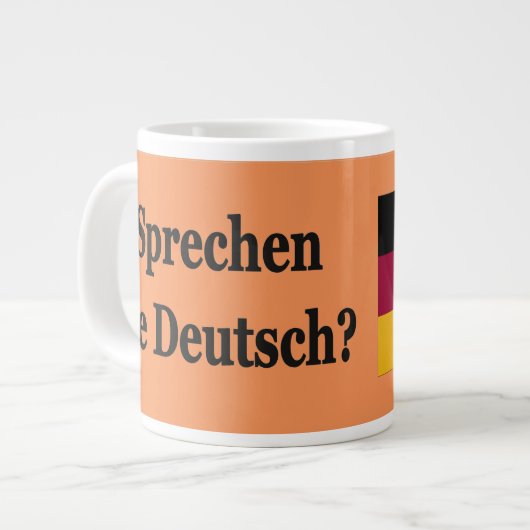 Spreek je Duits? Vlag bf Grote Koffiekop (Links)