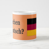 Spreek je Duits? Vlag bf Grote Koffiekop (Voorkant)