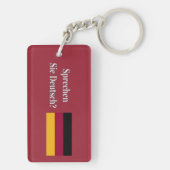Spreek je Duits? Vlag wf Sleutelhanger (achterkant)