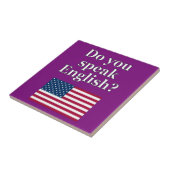 Spreek je Engels? Markering Tegeltje (Zijkant)