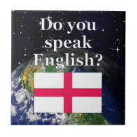 Spreek je Engels? Vlag & aarde