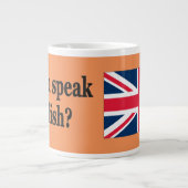 Spreek je Engels? Vlag bf Grote Koffiekop (Voorkant)