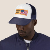 Spreek je Engels? Vlag bf Trucker Pet (In situ)