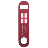 Spreek je Engels? Vlag wf Speed Flessenopener (Voorkant)