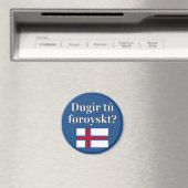 Spreek je Faroees? In het Faroees. Markering Magneet (Insitu (Vaatwasser))
