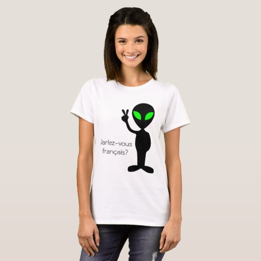 Spreek je Frans? T-shirt (Voorkant volledig)