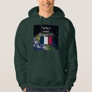 Spreek je Frans? Vlag & aarde Hoodie