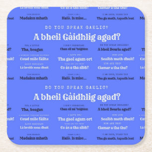 Spreek je Gaelisch Onderzetter? Kartonnen Onderzetters
