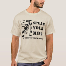 Spreek je gedachten T-shirt