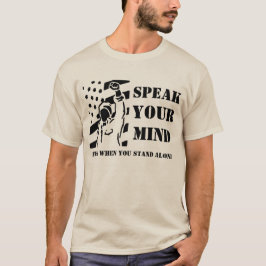 Spreek je gedachten T-shirt