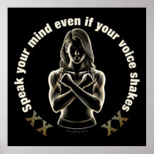 Spreek je gedachten uit, zelfs als je stem trilt!