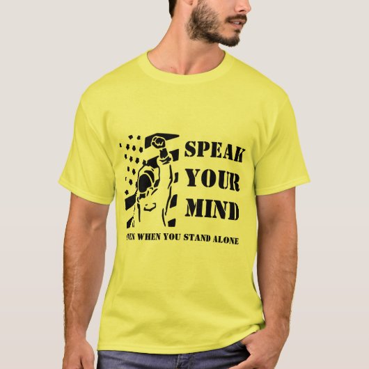 Spreek je geest t-shirt (Voorkant)