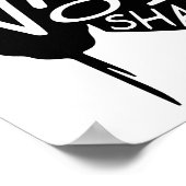 Spreek je geest zelfs als je stem schreeuwt poster (Hoek)