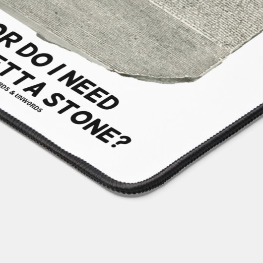 Spreek je in een dode taal of heb ik die nodig? bureaumat (Hoek)