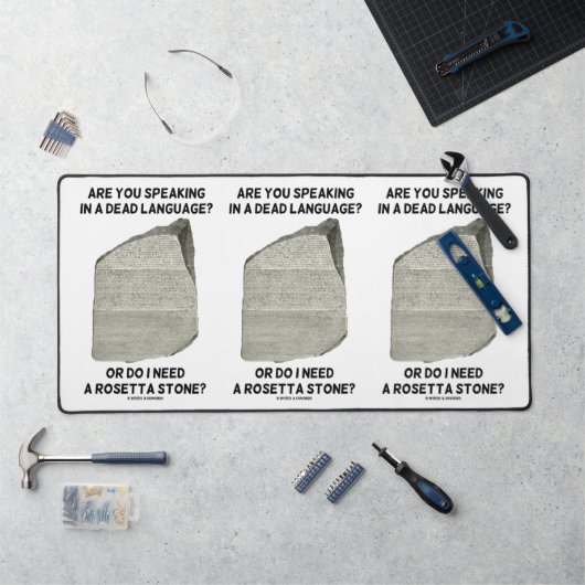 Spreek je in een dode taal of heb ik die nodig? bureaumat (Werkstation)