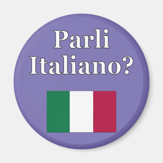 Spreek je Italiaans? Markering Magneet (Voorkant)