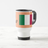 Spreek je Italiaans? Vlag bf Reisbeker (Voorkant rechts)