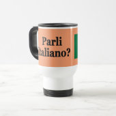 Spreek je Italiaans? Vlag bf Reisbeker (Voorkant links)
