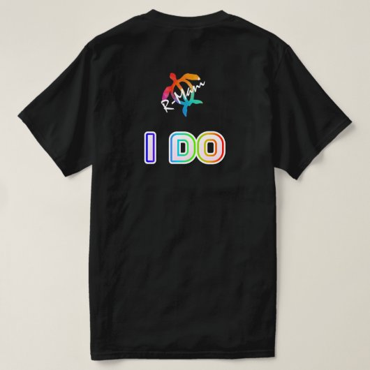 Spreek je Mahu? T-shirt (Design achterkant)