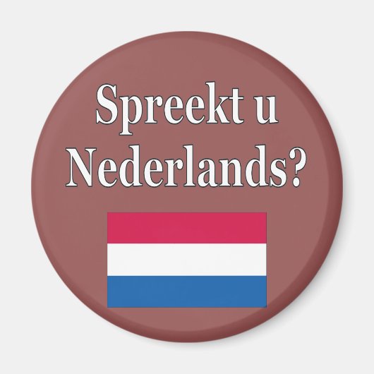 Spreek je Nederlands? Markering Magneet (Voorkant)