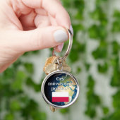 Spreek je Pools? Vlag & aarde Sleutelhanger (Hand)
