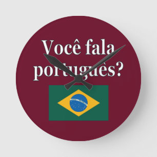 Spreek je Portugees? In het Portugees. Markering Ronde Klok