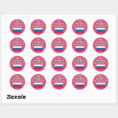 Spreek je Russisch? Markering Ronde Sticker (Vel)