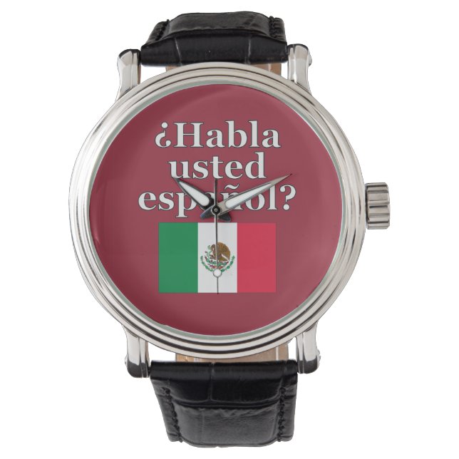 Spreek je Spaans? Markering Horloge (Voorkant)