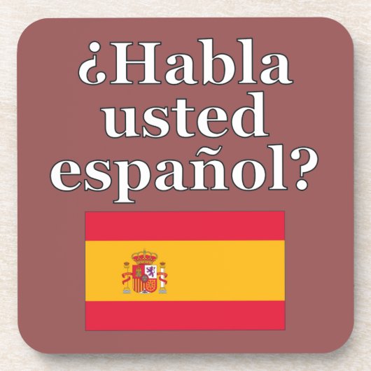 Spreek je Spaans? Markering Onderzetter (Voorkant)