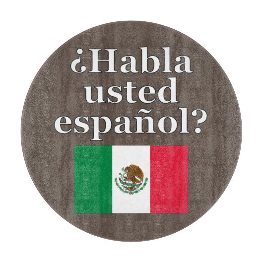 Spreek je Spaans? Markering Snijplank (Voorkant)