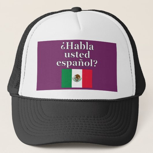 Spreek je Spaans? Markering Trucker Pet (Voorkant)