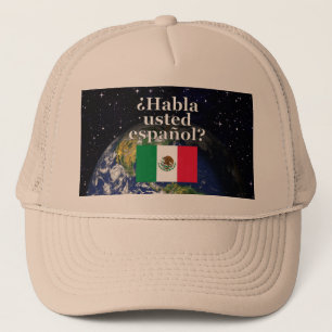Spreek je Spaans? Vlag & aarde Trucker Pet
