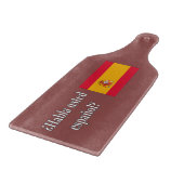 Spreek je Spaans? Vlag wf Snijplank (Hoek)