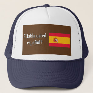 Spreek je Spaans? Vlag wf Trucker Pet