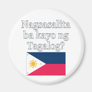 Spreek je Tagalog? In Tagalog. Markering Magneet