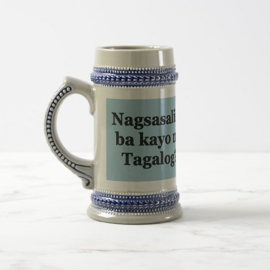 Spreek je Tagalog? In Tagalog. Vlag bf Bierpul (Links)
