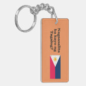 Spreek je Tagalog? In Tagalog. Vlag bf Sleutelhanger (Voorkant Links)