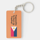 Spreek je Tagalog? In Tagalog. Vlag bf Sleutelhanger (achterkant)