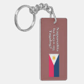 Spreek je Tagalog? In Tagalog. Vlag wf Sleutelhanger (Voorkant Links)