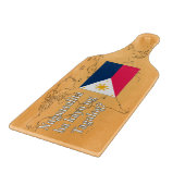 Spreek je Tagalog? In Tagalog. Vlag wf Snijplank (Hoek)