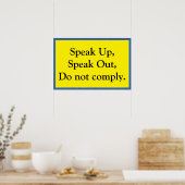 Spreek Je Uit Poster (Keuken)