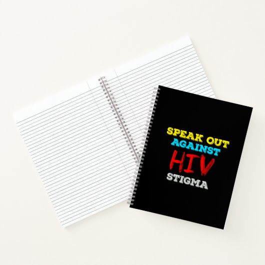 Spreek je uit tegen HIV-stigma - Aids Awareness Notitieboek (Binnen)