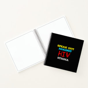 Spreek je uit tegen HIV-stigma - Aids Awareness Notitieboek