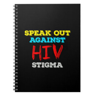 Spreek je uit tegen HIV-stigma - Aids Awareness Notitieboek