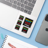 Spreek je uit tegen HIV-stigma - Aids Awareness Sticker (Laptop met iPhone)