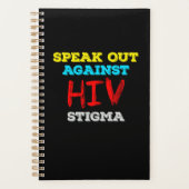 Spreek je uit tegen HIV-stigma - AIDS-bewustzijn Planner (Voorkant)
