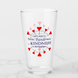 Spreek je uit voor vriendelijkheid glas