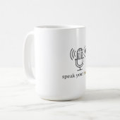 Spreek Je Waarheid Formule  Koffiemok (Voorkant links)