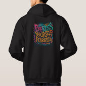 Spreek jezelf onbevreesd uit hoodie (Achterkant)