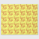 Spreek Leven Cadeaupapier (Vlak)